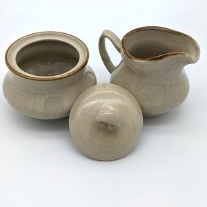 🦋BOGO Vintage The Classics by Eearthside Stoneware Japan Sugar and Creamer